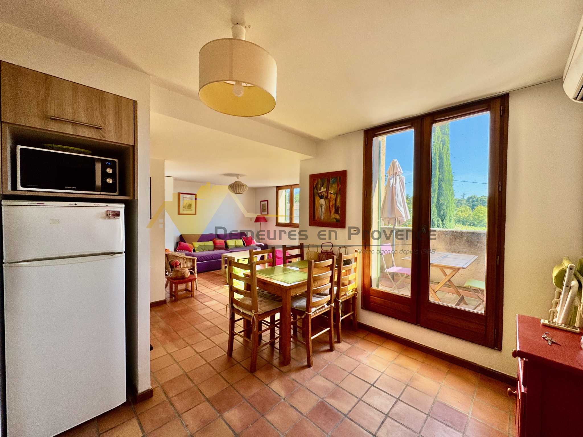 Duplex - T2 climatisé avec terrasse dans résidence